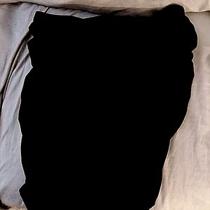 3XL shien curve skirt (black)